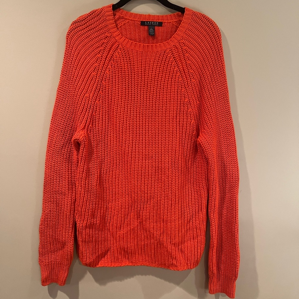 Ralph Lauren Orange Sweater